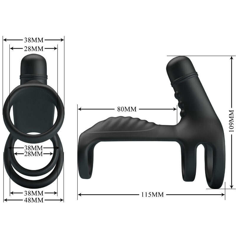 PRETTY LOVE – Manchon d’Extension en Silicone Souple Élastique
