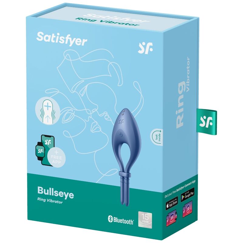 SATISFYER – Bullseye Anneau Vibrant Connecté Bluetooth