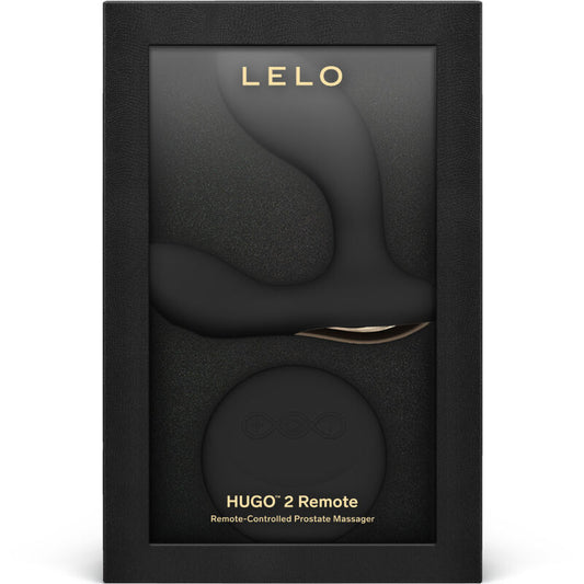 LELO – HUGO 2 Remote – Stimulateur Prostatique Télécommandé Noir