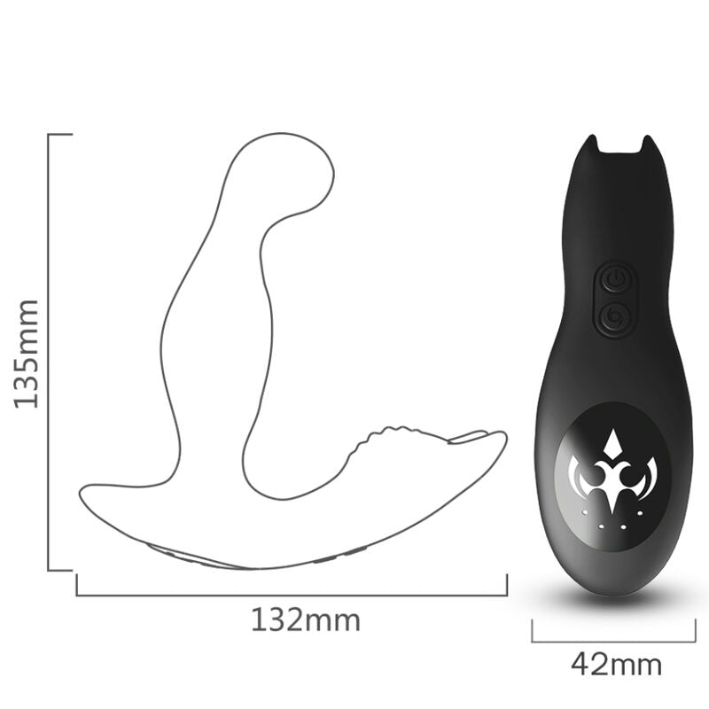 ARMONY – Knight Vibromasseur Anal Prostate & Anneau Télécommande Noir