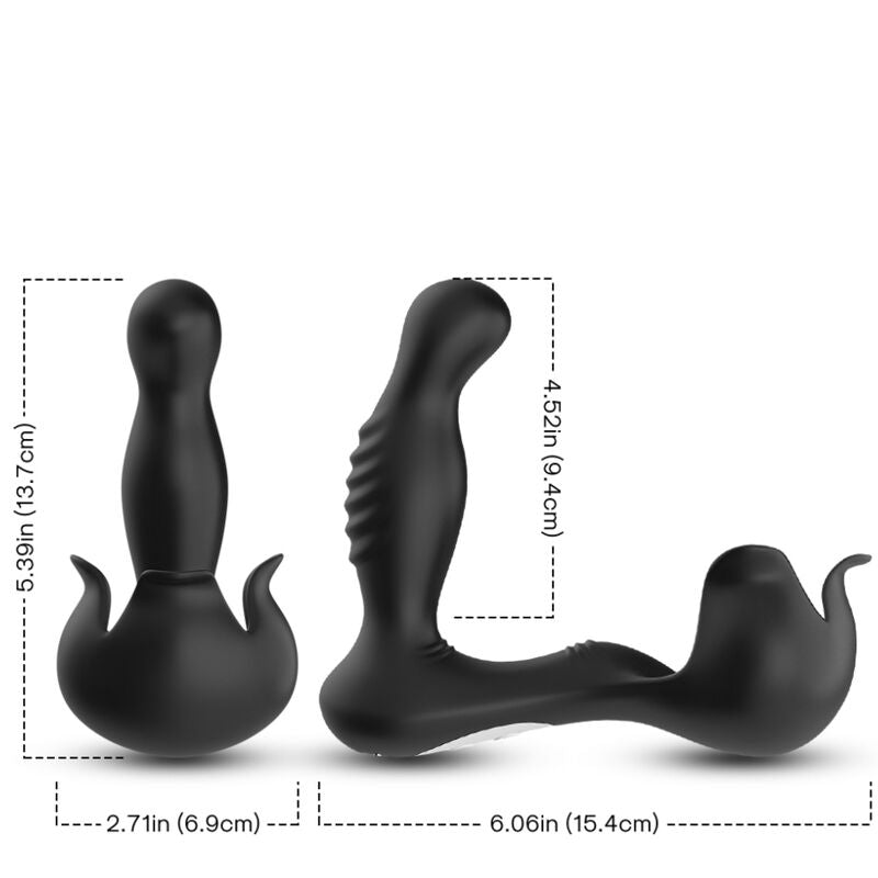 ARMONY – Vibrateur Surround Anal & Stimulateur Testicules Télécommande NOIR