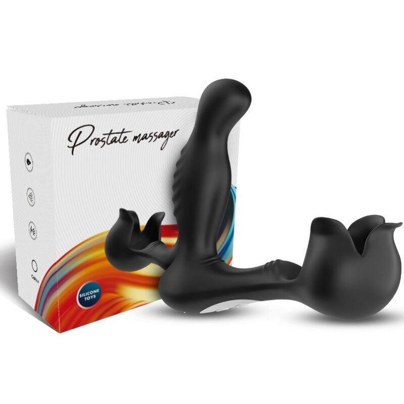 ARMONY – Vibrateur Surround Anal & Stimulateur Testicules Télécommande NOIR