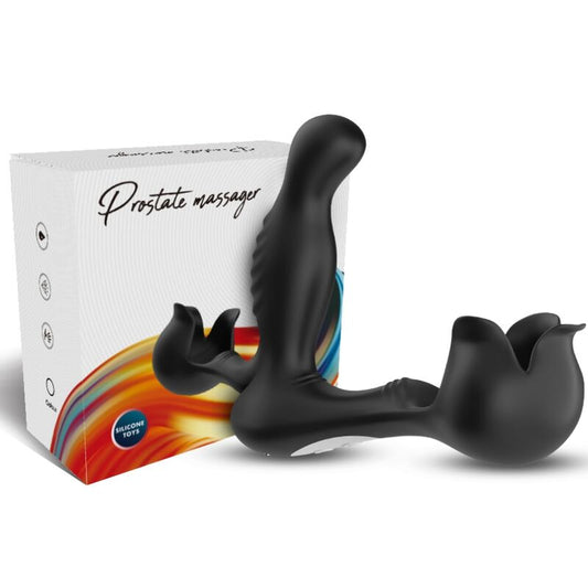 ARMONY – Vibrateur Surround Anal & Stimulateur Testicules Télécommande NOIR