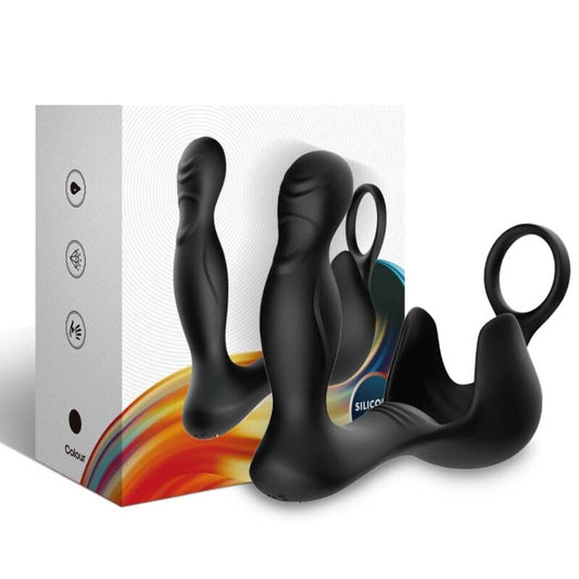 ARMONY – Vibrateur Surround Anal & Stimulateur Testicules & Anneau Télécommande Noir