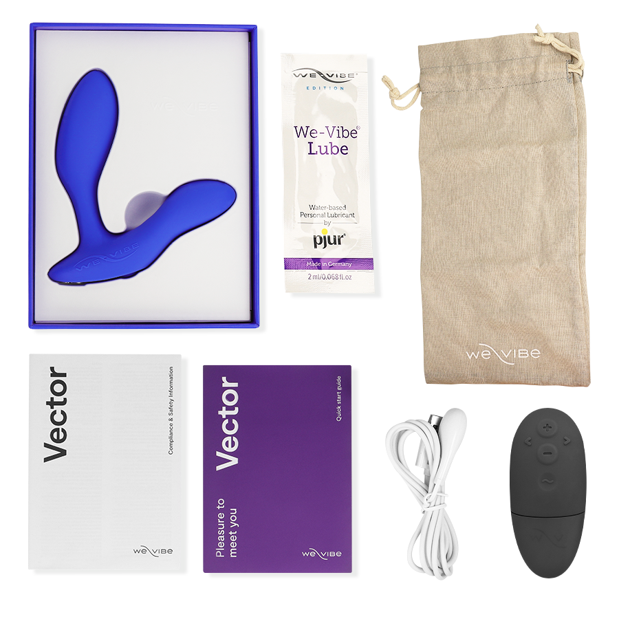 WE-VIBE – Masseur de Prostate Vector+ Bleu