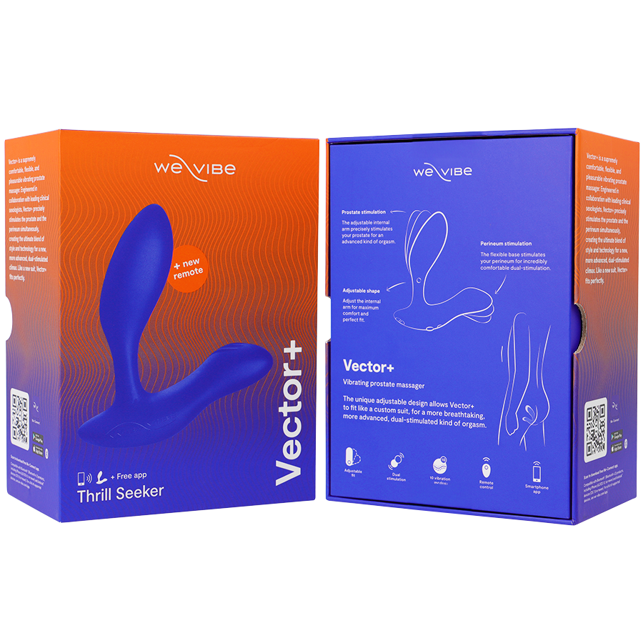 WE-VIBE – Masseur de Prostate Vector+ Bleu