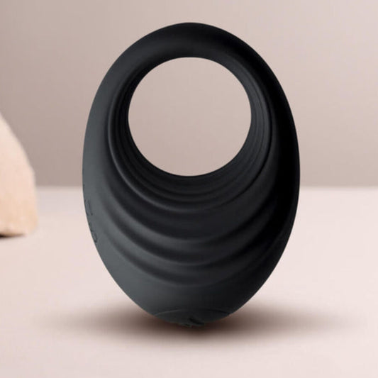 ROCKS-OFF – Anneau Pénis Vibrant Spire Black