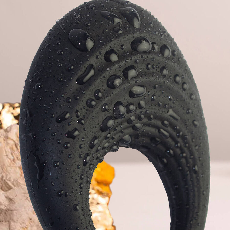 ROCKS-OFF – Anneau Pénis Vibrant Spire Black