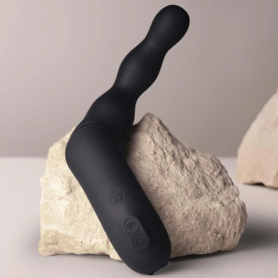 ROCKS-OFF – Adaptateur de Vibromasseur Prostatique et Anal Noir