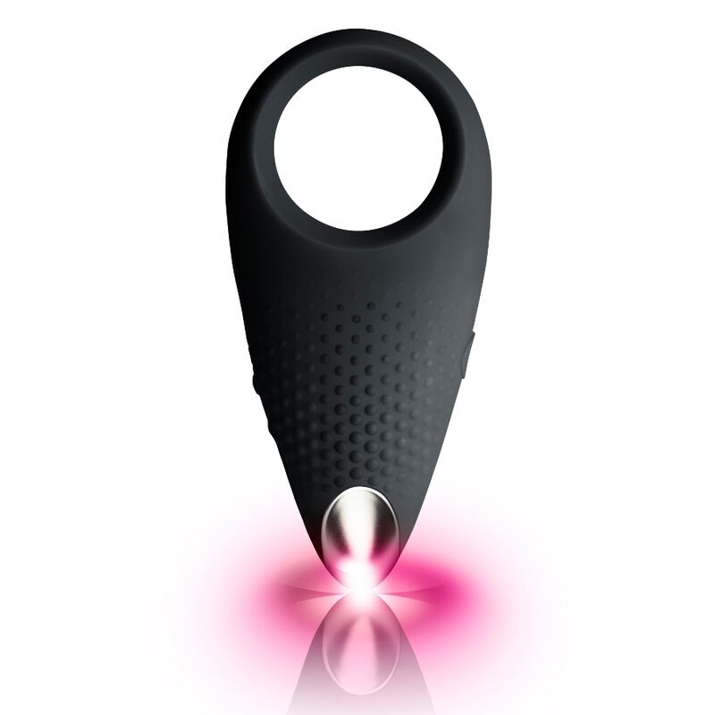 ROCKS-OFF – Anneau Vibrant Rechargeable EMPOWER Noir
